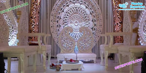 Sillas Mandap DE BODA doradas de nuevo diseño, sillas Vidhi de madera para boda, juego de sillas Vidhi de boda de diseño King exclusivo de París Reino Unido - Product Image 3