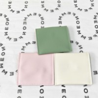 Pochette à bijoux personnalisée en microfibre avec logo, pochette à bijoux en cuir PU gaufré pour ranger colliers, boucles d'oreilles, bagues