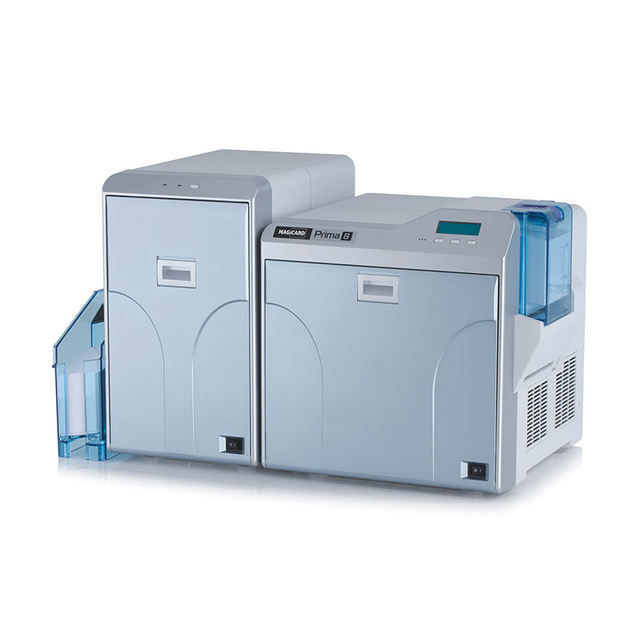Magicard Prima8 Retransfer ID PVC Card Printer Dual Sided with Security Watermark for Student ID & Social Security Card Printing