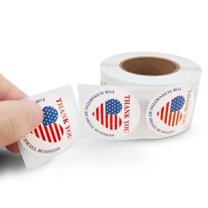 Etiqueta Adhesiva de Agradecimiento de 1.5 Pulgadas (38mm), Paquete de 500 Unidades, para Pequeñas Empresas, Gran Venta - Product Image 3