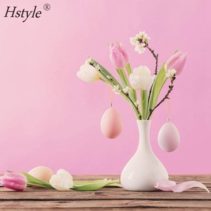 ดอกทิวลิปสีชมพูประดิษฐ์ 20 ชิ้น ก้านดอกทิวลิปปลอม PU สัมผัสเหมือนจริง สำหรับตกแต่งพวงหรีดเทศกาลอีสเตอร์ ฤดูใบไม้ผลิ และจัดดอกไม้ FZH319 - Product Image 3