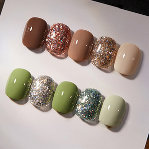 Ailanuo น้ำยาทาเล็บเจลทาเล็บแบบแช่และปิดได้ง่าย9สีขนาด15มล. - Product Image 1