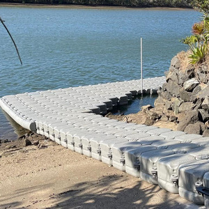 Float gạch HDPE Cube pontoon khối cấu hình thấp truy cập gạch UV Docking nổi nền tảng máy bay phản lực trượt tuyết/thuyền nâng lối đi Dock gạch - Product Image 1