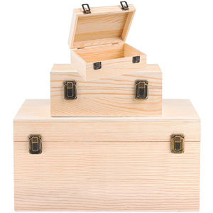 Manufacture High Quality Storage Box Custom Wooden Crate box