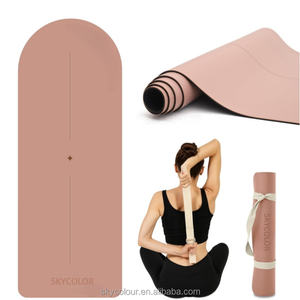 เสื่อโยคะยางพารา ดูดซับเหงื่อ PU และยางธรรมชาติ กันลื่น สำหรับผู้หญิงและผู้ชาย เหมาะสำหรับโยคะร้อน พิลาทิส และออกกำลังกายที่บ้าน - Product Image 1