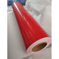 Roll Stiker Vinyl Warna Permanen Berkilau Matte Warna-warni Perekat Sendiri Harga Grosir