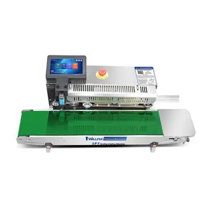 Small Printing Plastic Doypacks Bag Sealer Band Heat Sealing Machine With Zipper For Plastic Food Packaging