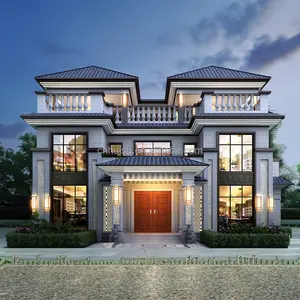 Çin üretici 2024 yeni entegre kight çelik villa evi