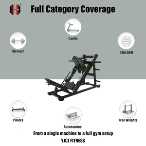 Presse à jambes multifonction Hack Squat avec rails doubles, plateformes <span class=keywords><strong>de</strong></span> repose-pieds séparées, supports d'épaules et poteaux <span class=keywords><strong>de</strong></span> poids latéraux pour club <span class=keywords><strong>de</strong></span> remise en forme - Product Image 3