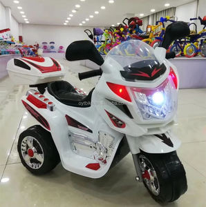 Оптовая продажа, трехколесный электрический детский мотоцикл с мощным аккумулятором, трехколесный велосипед с музыкальным пластиковым материалом, тип автомобиля - Product Image 4