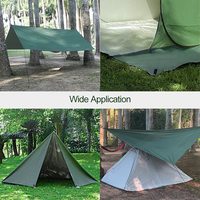 Sac à dos randonnée tente extérieure hamac pluie mouche bâche multifonctionnelle imperméable tente Camping bâche