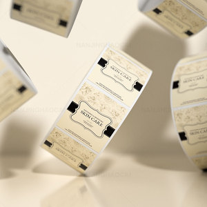 Custom Waterproof <strong>Vinyl</strong> <strong>Stickers</strong> logo Printing <strong>Adhesive</strong> Cosmetic Packaging Bottle Label - Product Image 6