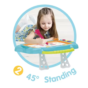 Juego de tablero de dibujo magnético, juguetes de viaje portátiles para niños, almohadilla magnética para garabatos para niños, escritura de aprendizaje para regalo de cumpleaños - Product Image 6