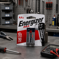 Baterai Alkali PICELL AAA AA 1.5 Volt, 2 Buah Per Kartu, Baterai Alkali 1.5V untuk Mainan dan Peralatan