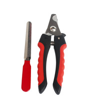Vente en gros 8 en 1 coupe-ongles professionnel complet pour animaux de compagnie gant peigne poils longs chien démêlage lisseur brosse Kit de toilettage