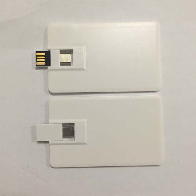 Custom LOGO Card Type C USB-C Pendrive 2.0 3.0 Type-C USB C Flash Drive for PC Phone
