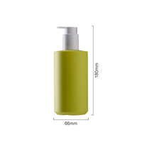 Vente en gros de flacons de shampooing vides en HDPE de 500 ml, flacons en plastique à pompe pour lotion, pour le lavage du corps, emballage cosmétique, logo personnalisé