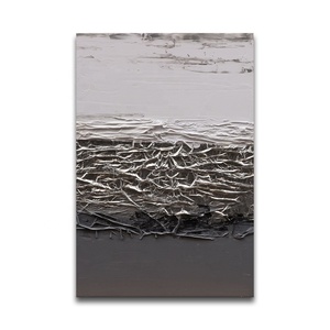 Decoración de arte contemporáneo para colgar en la pared, pinturas de medios mixtos para sala de estar, pintura al óleo, ilustraciones de Hotel, lienzo personalizado, arte de pared - Product Image 1