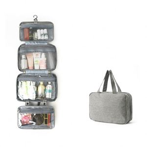 Folding Makeup <b>Bag</b> Water Resistant Travel Hanging <b>Toiletry</b> <b>Bag</b> for Women Makeup - Product Image 5