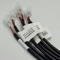 Câble adaptateur de faisceau de câblage en cuivre pur, assemblage isolé en PVC 300V, 100 mm, personnalisable pour serveur industriel et PLC