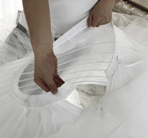 <span class=keywords><strong>Jupon</strong></span> de bal <span class=keywords><strong>vintage</strong></span> à 6 cerceaux, dos lacé, en <span class=keywords><strong>tulle</strong></span>, crinoline pour robes de mariée - Product Image 4