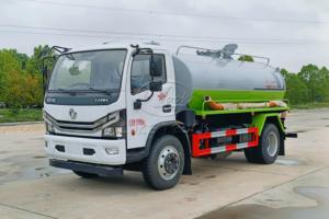 รถดูดสิ่งปฏิกูล Dongfeng D7 ขนาด 4x2 8CBM พร้อมปั๊มสุญญากาศนำเข้า (อุปกรณ์เสริม) ดูดแนวตั้งได้ 7-10 เมตร สำหรับขจัดของเสียสุขาภิบาล - Product Image 4