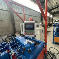 Pvc brique Force électrique barbelé cuivre maille agrafe clôture plat couture fil câble cintre maille clôture faisant des Machines automatiques