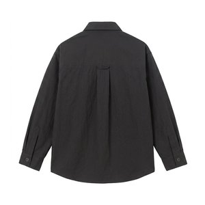 Herenshirt, tactisch, functioneel, lange mouwen, knoopsluiting, effen, casual, grote maten, oversized, relaxed fit, 6XL 7XL, lente, 100% katoen - Product Image 3