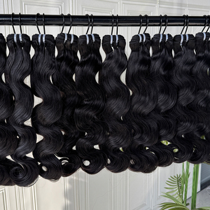 Extensiones de Cabello Humano Ondulado, Cabello Virgen, Suave, Densidad Completa, Color Natural, Suministro de Alta Calidad - Product Image 6