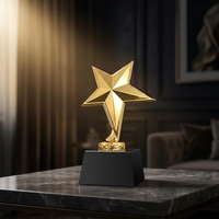 Trophée sportif en cristal décoratif de haute qualité, gravé au laser, avec base noire, marque HDW, 7*15cm, boîte cadeau pour événement de marque