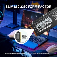 3D NAND QLC M2 M.2 2280 PCIe 3.0 NVMe Gen 3 256GB 512GB 1TB 2TB Hard Drive Solid State SSD Internal untuk Laptop PC Desktop Gaming