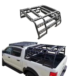 Aksesoris Eksterior Mobil Roll Bar Yang Dapat Disesuaikan untuk Pickup Ranger NP300 Hilux Vigo Revo Dmax Tacoma Triton Amarok Dodge Ram