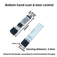 Interrupteur à capteur de mouvement pour éclairage de placard, éclairage de miroir de salle de bain, bandes lumineuses à commande par porte, garantie 3 ans (PC)