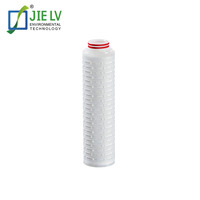 Cartouche filtrante plissée PP Jielv 0,1-50 microns 2000L/heure pour la purification de l'eau par osmose inverse industrielle et la filtration des liquides