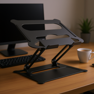 Support pour ordinateur portable en aluminium, support d'ordinateur à angle réglable, support de bureau pour ordinateur portable - Product Image 2