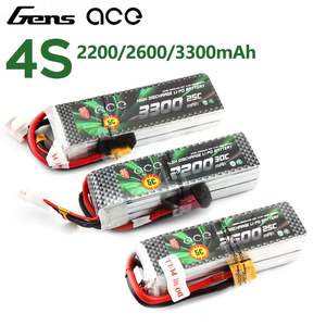 Batería Lipo Gens ACE de Molde Privado en Oferta, 4S 14.8V 2200mAh/2600mAh/3300mAh con Conector T/XT60 para Drones FPV y Carreras - Product Image 3