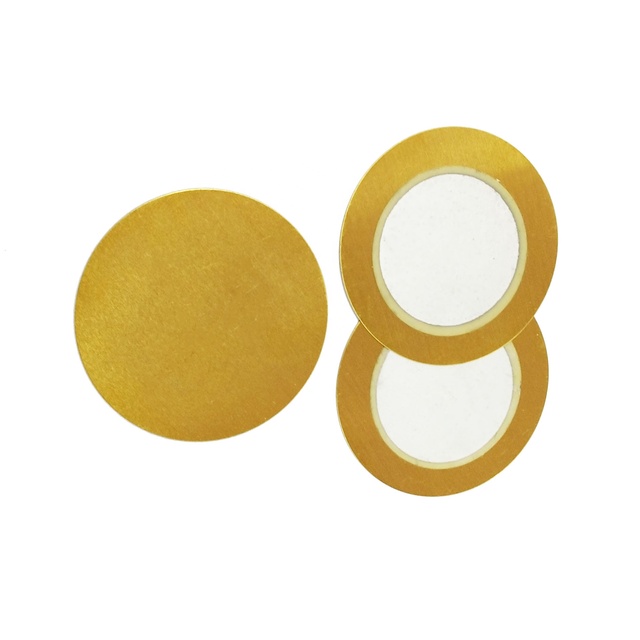 Manufacturer OEM/ODM 35T * 25 * 0.43mm Piezo Ceramic Buzzer 3KHz Frequency Piezoelement Disk