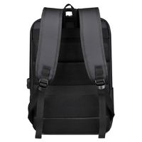 Tas Ransel Laptop Bisnis Kapasitas Besar untuk Pria dengan Port Pengisian Daya USB, Tas Ransel Multi-layer Ringan untuk Perjalanan Singkat