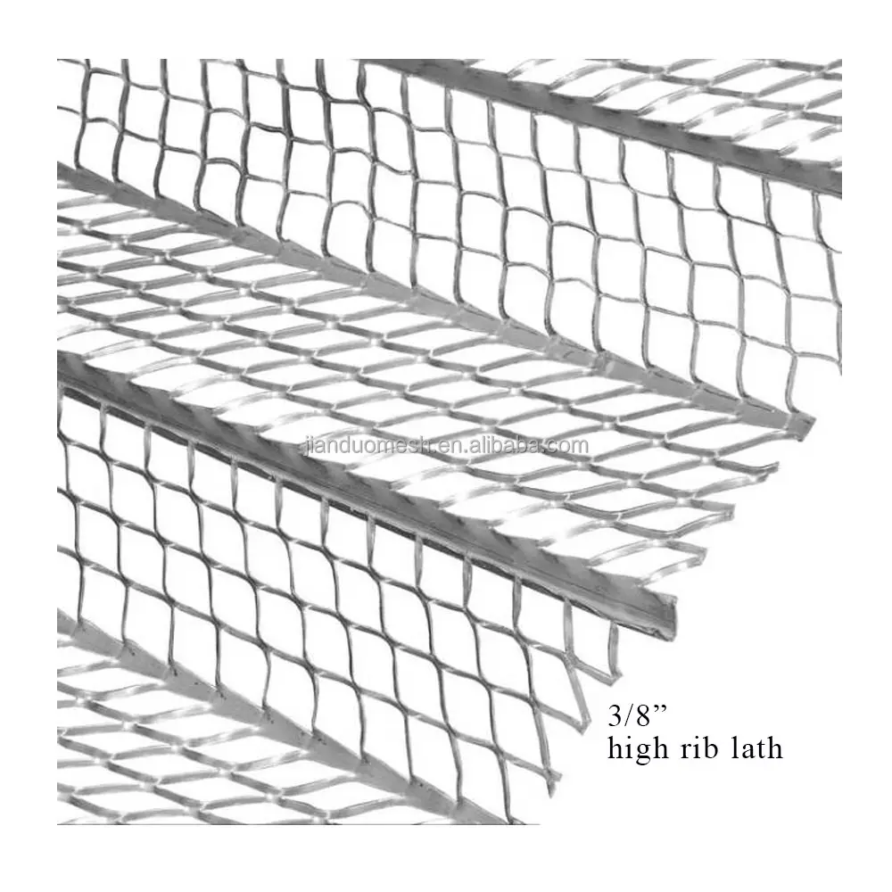 Logam konstruksi bangunan galvanis 3/8 "diperluas hi rib lath