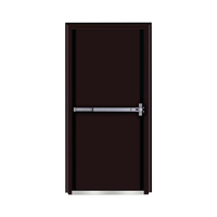 Porte coupe-feu en acier avec indice d'incendie de 3 heures, utilisation commerciale, compatible avec les armoires de cuisine, porte coupe-feu double intérieure/extérieure à vendre