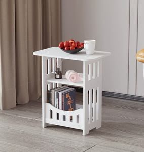 <span class=keywords><strong>Table</strong></span> basse <span class=keywords><strong>carrée</strong></span> en plastique pour salon, <span class=keywords><strong>table</strong></span> à thé, étagère de rangement moderne pour chambre à coucher, <span class=keywords><strong>table</strong></span> de chevet blanche, mini <span class=keywords><strong>table</strong></span> en mousse PVC - Product Image 3