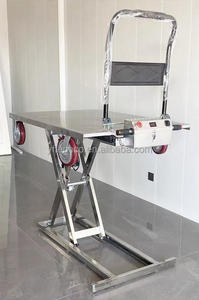 Hydraulische Draagbare Elektrisch Aangedreven Selfloading Handkarren & Trolleys Afvlakbare Elektrische Heftruck - Product Image 2