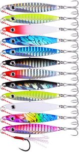 Señuelo de Pesca Metálico de 10g 20g 30g, 6 Colores, Lanzamiento Largo, Cebo Artificial Biónico Duro, Señuelo de Plomo - Product Image 4