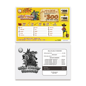 Billets à gratter - Service d'impression de logo personnalisé - Cartes de jeu de bingo et de loterie - Billets à ouvrir - Vente en gros directe usine - Product Image 4