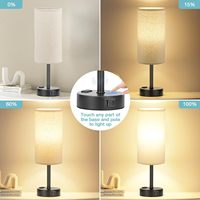 Lampe de table cylindrique pour bureau à domicile, unique, élégante, pour hôtel, bureau