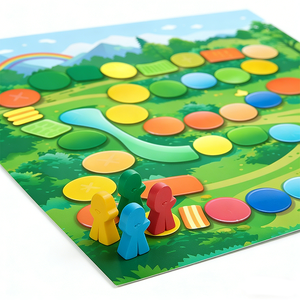 OEM Kids Educational Board Game Custom Cardboard Card Game Printing with Accessories Colored Packaging Custom Logo Eco-Friendly - Product Image 2