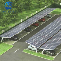 Système de panneaux solaires de qualité supérieure pour carport/surface de stationnement, système de montage solaire pour carport/surface de stationnement, ventes élevées