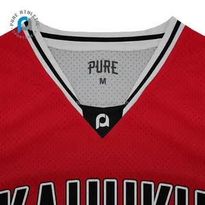 Pure 2024 Custom Youth Men's Red Basketball Jersey Uniform In China