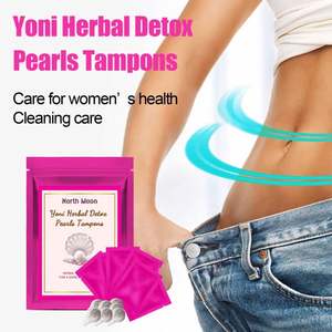 7 PCS Pack Herbal Detox Perles En Gros Féminin Femmes Hygiène Nettoyant Yoni Tampons - Product Image 6