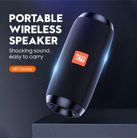 Altavoz inalámbrico de graves pesados con sonido estéreo portátil Altavoz BT 5,0 con batería de Radio FM 1200mAh